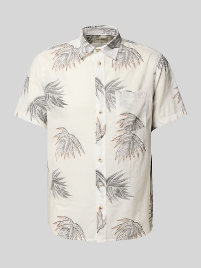 Blend Regular Fit Freizeithemd mit 1/2-Arm Modell 'ALAN' Offwhite 2