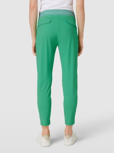 Raffaello Rossi Broek met verkort model, model 'Ribbon' Groen - 5