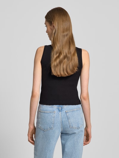 Review Tanktop mit Square-Neck-Ausschnitt Black 5