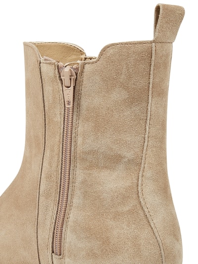 ALPE Boots aus Veloursleder Modell  Beige 2