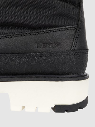 Levi’s® Acc. Buty skórzane z detalami z logo Czarny 2