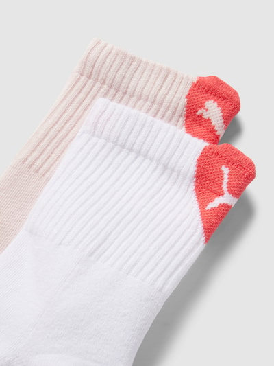 Puma Socken mit Label-Details im 2er-Pack Rose 2