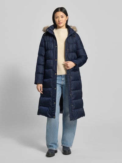 Lauren Ralph Lauren Steppmantel mit Kapuze und Reißverschlusstaschen Marine 1