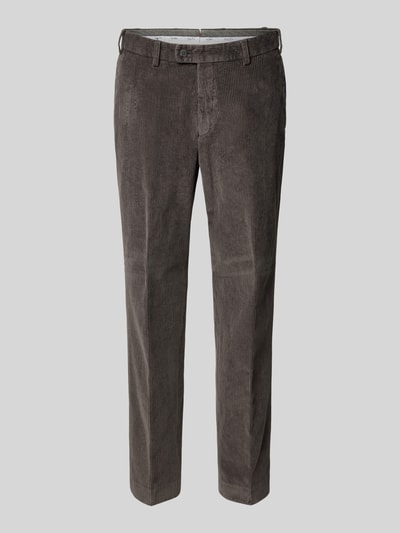 Hiltl Regular Fit Cordhose mit Gürtelschlaufen Modell 'PARMA' Anthrazit 1