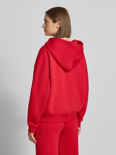 REVIEW Relaxed Fit Basic Sweatjacke mit Kapuze Kirsche 5