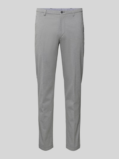 Cinque Spodnie materiałowe o kroju slim fit z dodatkiem streczu model ‘CiBrody’ Jasnoszary 2