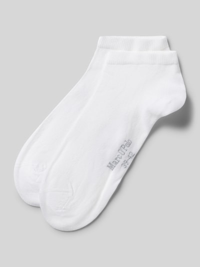 Marc O'Polo Sneakersocken aus Baumwollmix im 2er-Pack Weiss 1