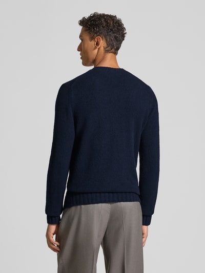 Cinque Gebreide pullover met V-hals, model 'UPO' Donkerblauw - 5
