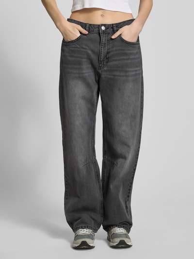 Review Baggy Fit Jeans im 5-Pocket-Design Black 4