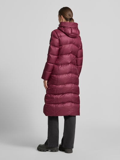 Peuterey lange donsjas met capuchon model 'NUNKI' Bordeaux - 5