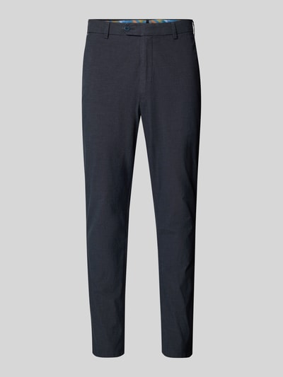 Mmx Slim Fit Chino aus reiner Baumwolle Marine 2