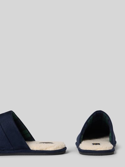 Polo Ralph Lauren Kapcie z wyhaftowanym logo Granatowy 2