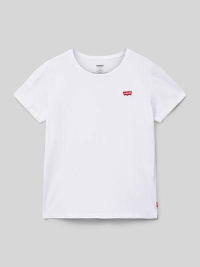 Levi’s® Kids T-Shirt mit Label-Detail Weiss 1