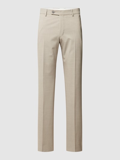 HECHTER PARIS Pantalon met persplooien, model 'Modern' Beige - 2