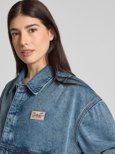 American Vintage Jeansjacke mit Pattentaschen Modell 'JOYBIRD' Blau 3