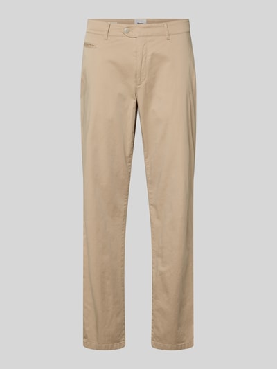 Produktfoto, Hose mit Eingrifftaschen Modell 'Everest' von Brax in Beige, Baumwoll-Mix mit Lyocell, Regular Fit, glatte Oberfläche