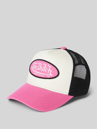 Von Dutch Trucker Cap mit Label-Patch Modell 'BOSTON' Pink 1