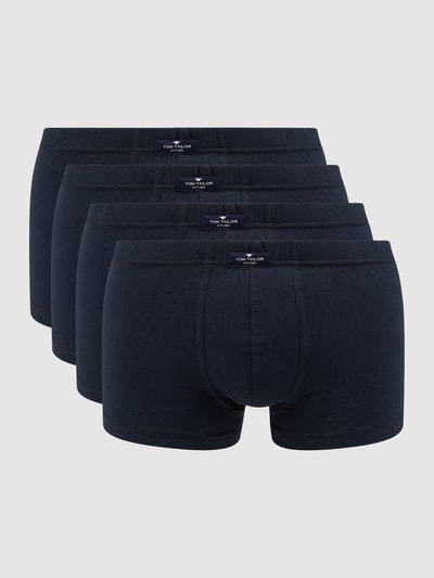 Tom Tailor Boxershort met stretch in een set van 4 stuks  Donkerblauw - 1