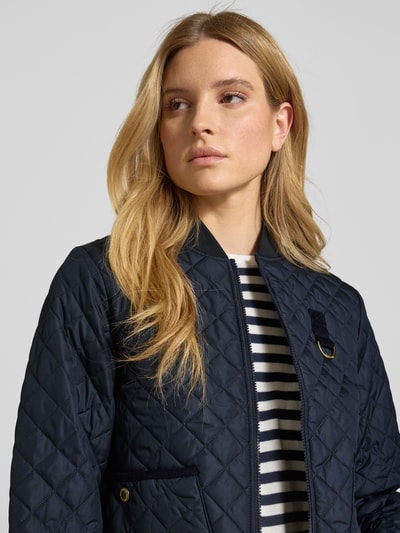 Barbour Regular Fit Steppjacke mit Reißverschluss Modell "REYNA" Marine 3