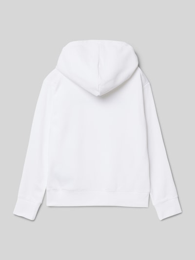 CHAMPION Hoodie mit Label-Stitching Weiss 3