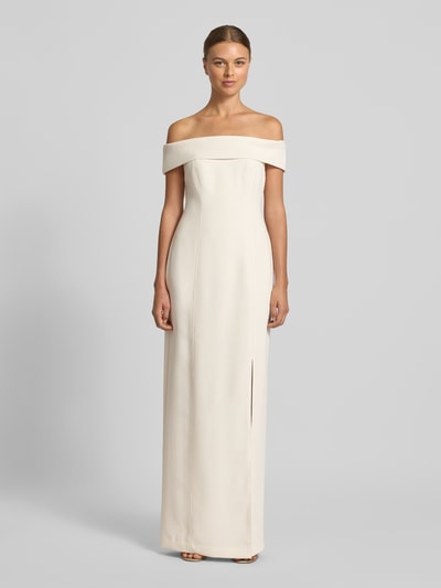 Lauren Ralph Lauren Sukienka wieczorowa z dekoltem carmen Écru 4