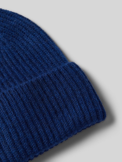 Jack & Jones Beanie van een mix van katoen en kasjmier, model 'COPENHAGEN' Marineblauw - 2