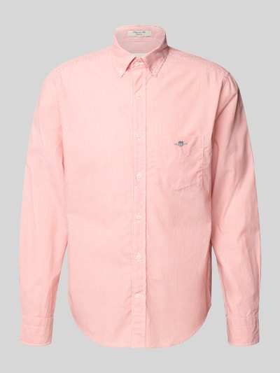 Gant Regular Fit Freizeithemd mit Button-Down-Kragen Orange 2
