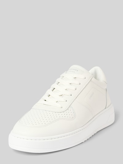 Copenhagen Leren sneakers met labelprint Wit - 1