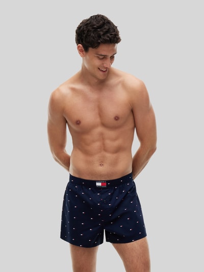 Tommy Hilfiger Bokserki z detal z logo w zestaw 3 szt. Granatowy 4