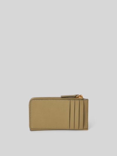 Marc Jacobs Portemonnaie aus echtem Leder Khaki 4