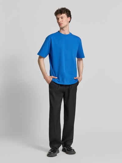 Lindbergh Oversized T-Shirt mit Rundhalsausschnitt Royal 1