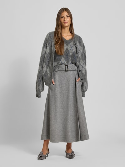 Gestuz Pullunder mit V-Ausschnitt Anthrazit 1