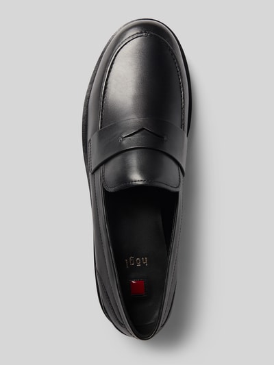 Högl Loafers aus Leder mit profilierter Sohle Black 3