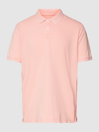 Esprit Poloshirt in effen design, model 'PIPO' Felroze - 2