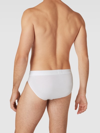 Schiesser Slip mit Teilungsnähten Modell 'Long Life Cotton Export' Weiss 4