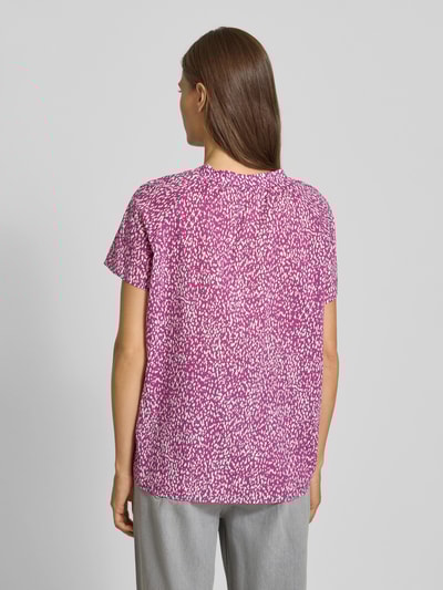 Marc O'Polo Regular Fit Blusenshirt aus reiner Baumwolle Fuchsia 5