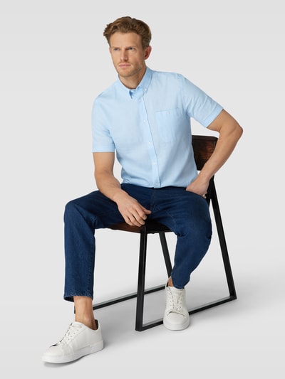 Matinique Freizeithemd mit Button-Down-Kragen Modell 'trostol' Hellblau 1