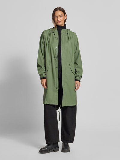 Rains Krój regular fit parka z kapturem Model 'Fishtail' Trzcinowy 1