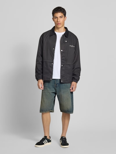 Jack & Jones Korte jeans met 5-pocketmodel, model 'RON' Donkerblauw - 1