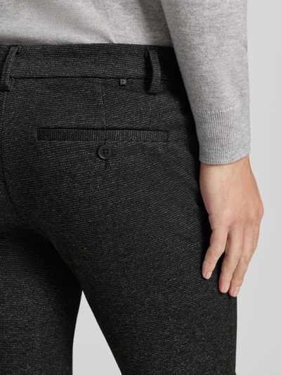 Tom Tailor Denim Slim fit chino met viscosegehalte Antraciet - 3