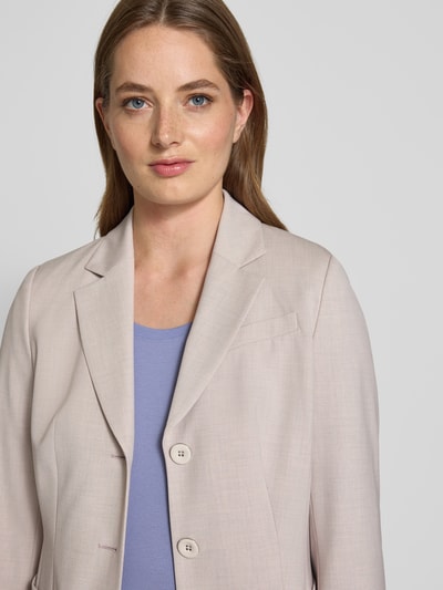 Marc Cain T-shirt van katoenmix met logo-applicatie Lavendel - 3