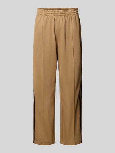 adidas Originals Spodnie treningowe ze szwami podłużnymi i elastycznym pasem Średniobrązowy 2