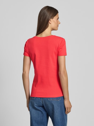 Christian Berg Woman T-shirt met ronde hals Lichtrood - 5