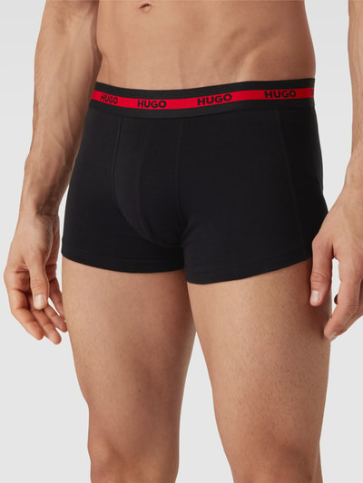 HUGO Nauwsluitende boxershort met logoband Zwart - 3