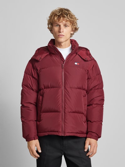 Tommy Jeans Gewatteerd jack met capuchon, model 'ALASKA' Bordeaux - 4