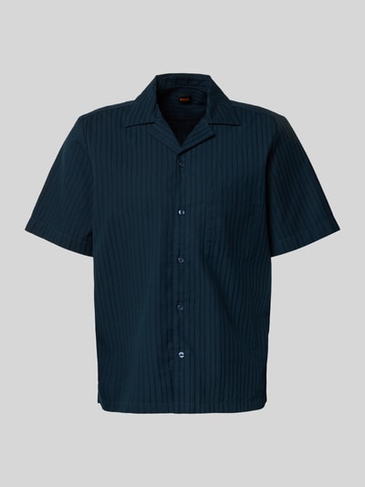 BOSS Orange Regular Fit Freizeithemd aus reiner Baumwolle Modell 'RAYER_M' Marine 2