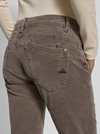 Buena Vista Corduroy broek in 5-pocketmodel met knoopsluiting, model 'MALIBU' Taupe - 3