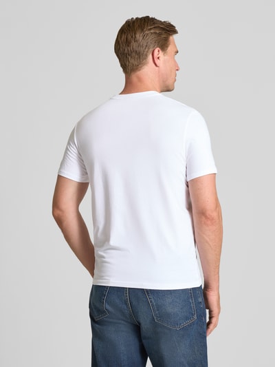 CK Calvin Klein T-shirt met labelstitching Wit - 5