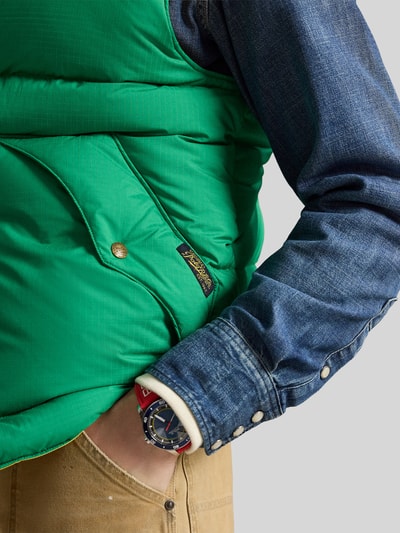 Polo Ralph Lauren Steppweste mit Seitentaschen Hellgruen 3