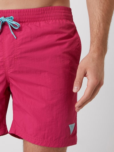 GUESS Badehose mit Eingrifftaschen Pink 5